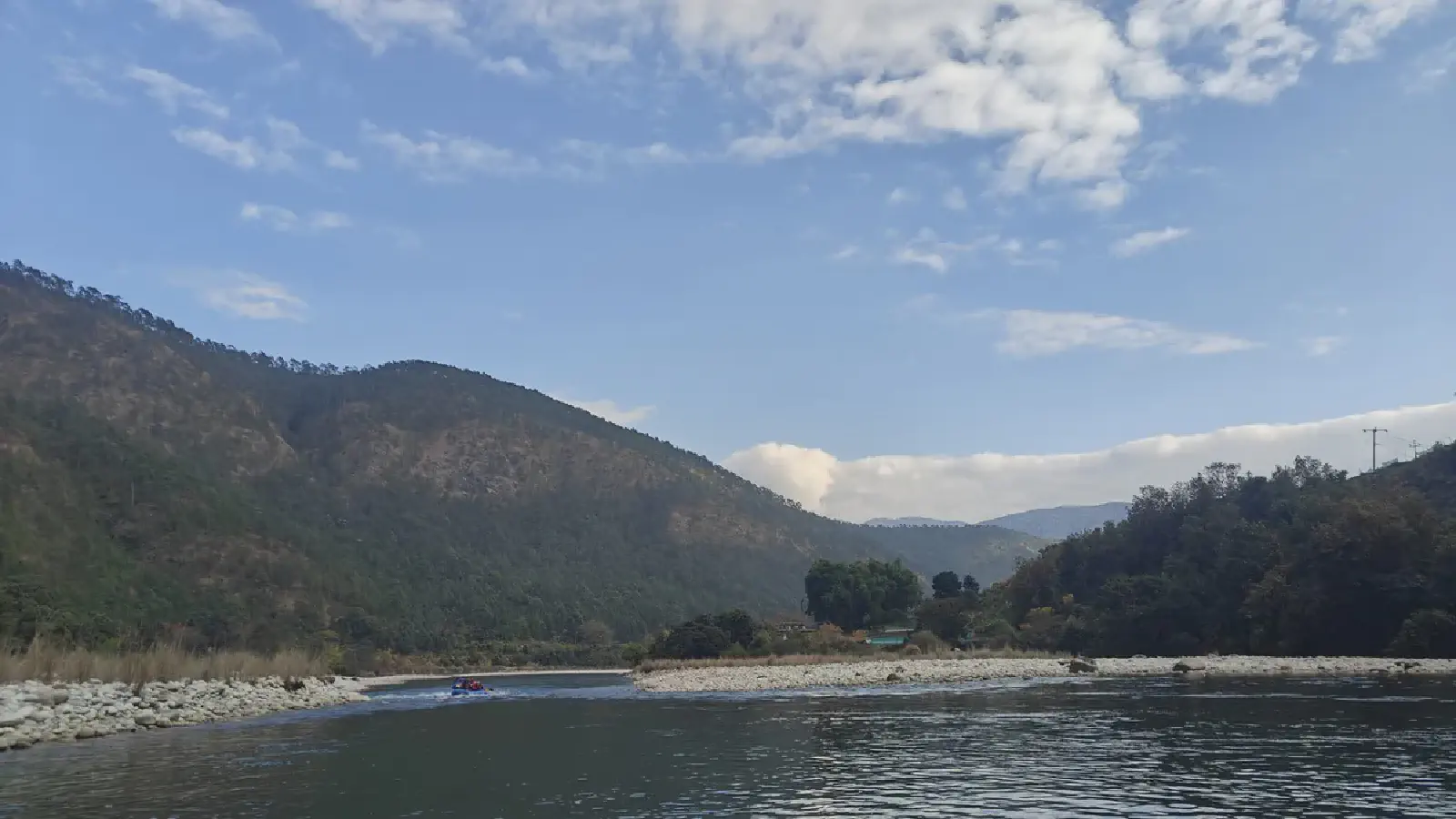  Soaking in the valley views from the raft