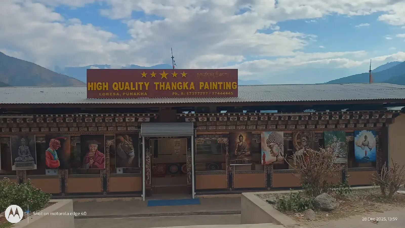 Traditional Thangka paintings