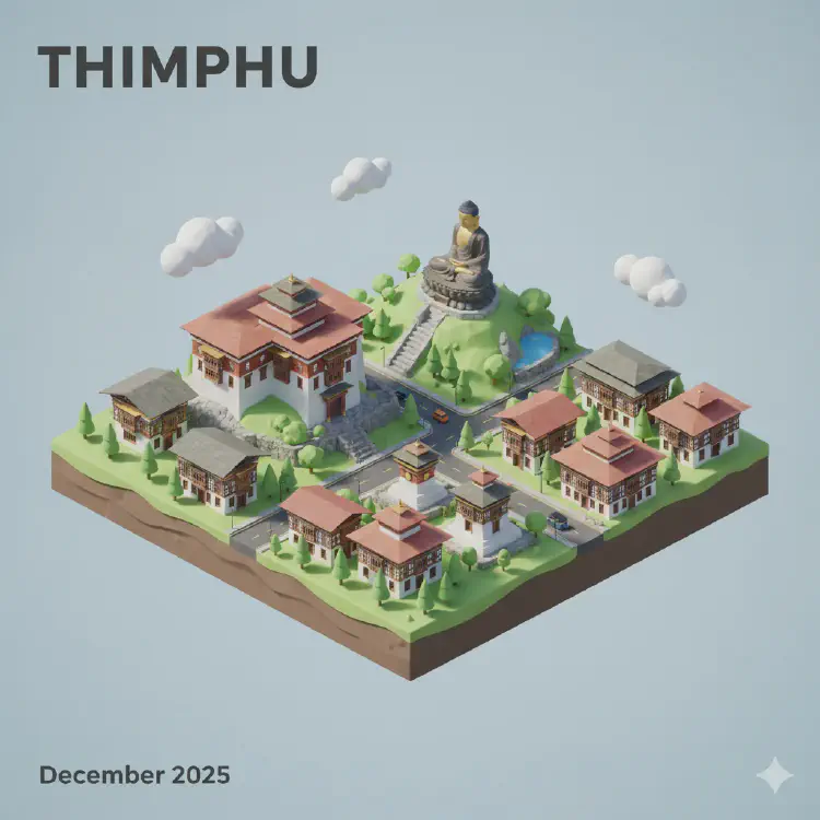 Thimphu: The Capital of Stillness and Painted Wood