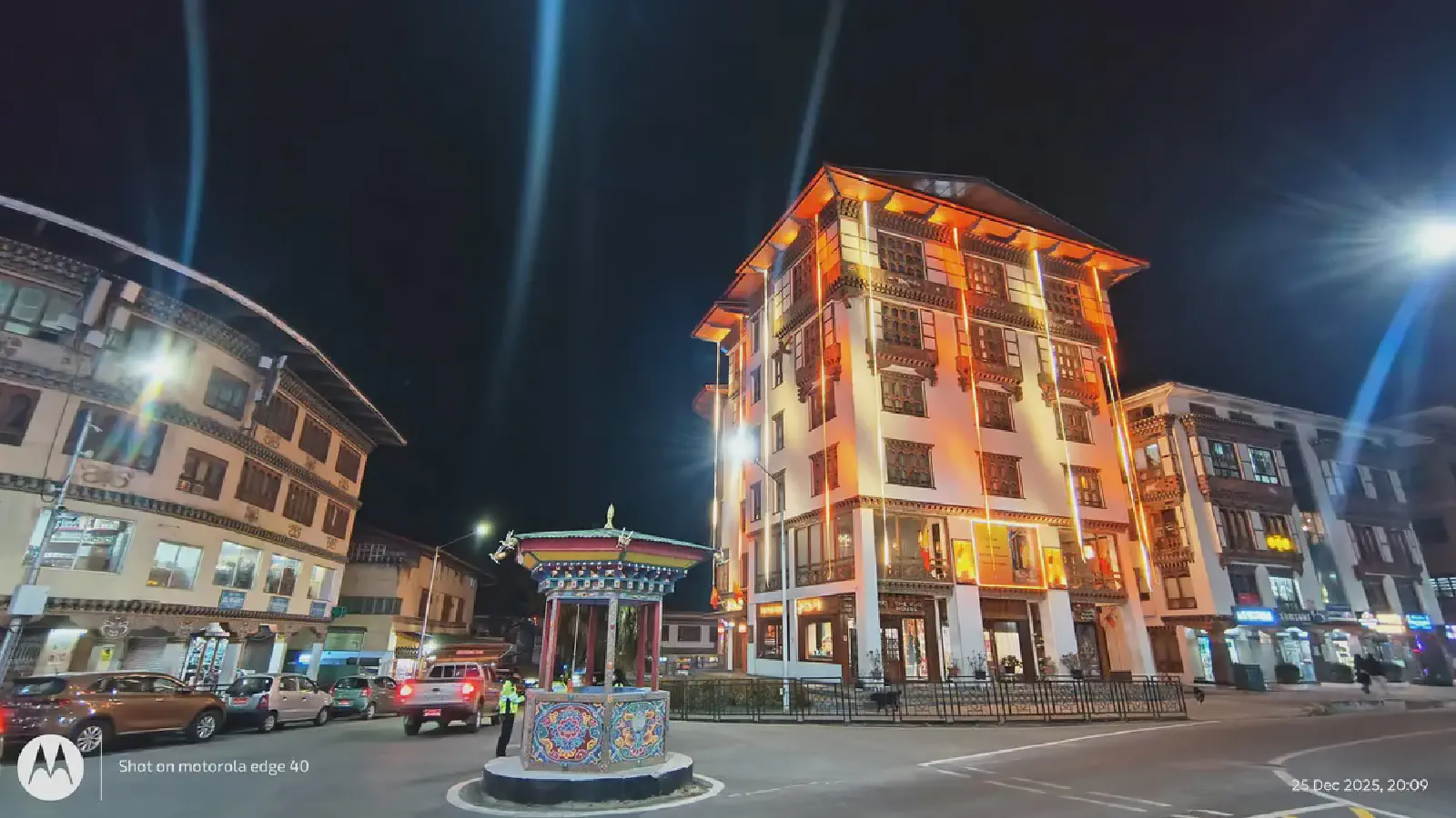 The disciplined, traffic-light-free streets of Thimphu