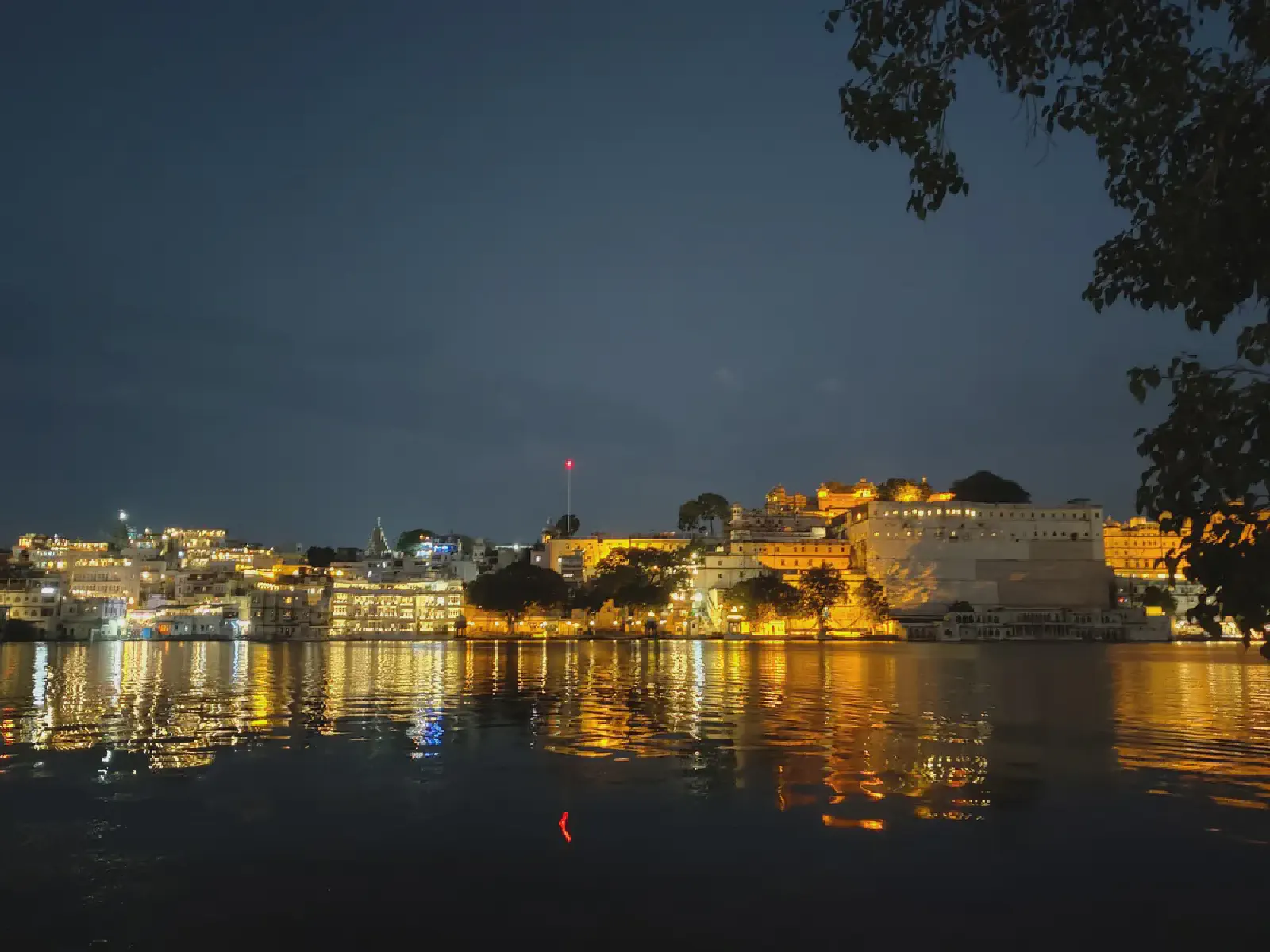 Boating on Fatehsagar Lake, a must-do experience in Udaipur.
